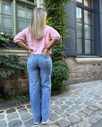 Jean avec cordon ceinture